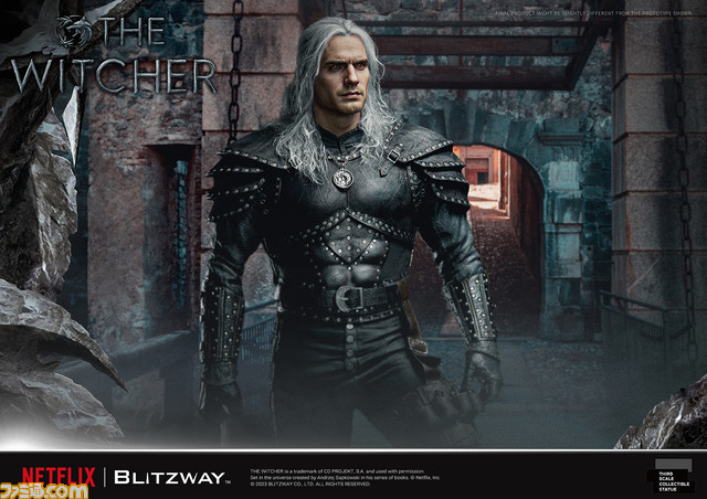 ドラマ『ウィッチャー』ゲラルトの大型フィギュアが登場。怪物を屠る銀の剣を手にした力強い立ち姿