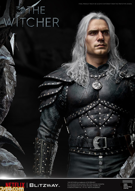 ドラマ『ウィッチャー』ゲラルトの大型フィギュアが登場。怪物を屠る銀の剣を手にした力強い立ち姿