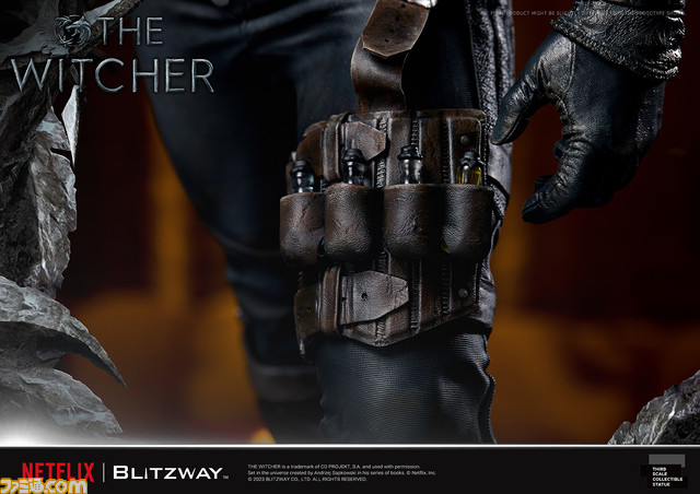 ドラマ『ウィッチャー』ゲラルトの大型フィギュアが登場。怪物を屠る銀の剣を手にした力強い立ち姿