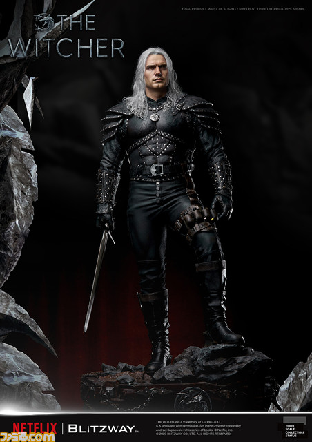 ドラマ『ウィッチャー』ゲラルトの大型フィギュアが登場。怪物を屠る銀の剣を手にした力強い立ち姿