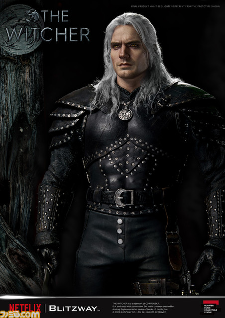 ドラマ『ウィッチャー』ゲラルトの大型フィギュアが登場。怪物を屠る銀の剣を手にした力強い立ち姿