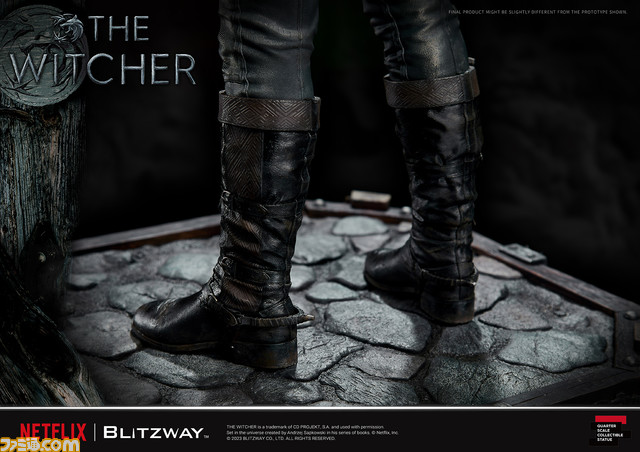 ドラマ『ウィッチャー』ゲラルトの大型フィギュアが登場。怪物を屠る銀の剣を手にした力強い立ち姿