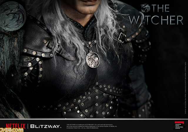 ドラマ『ウィッチャー』ゲラルトの大型フィギュアが登場。怪物を屠る銀の剣を手にした力強い立ち姿