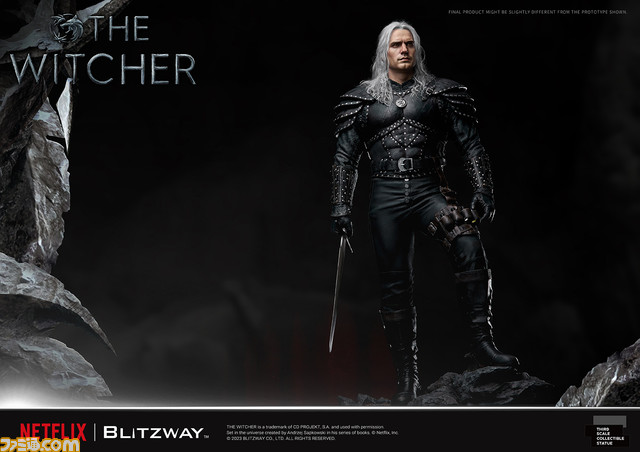 ドラマ『ウィッチャー』ゲラルトの大型フィギュアが登場。怪物を屠る銀の剣を手にした力強い立ち姿