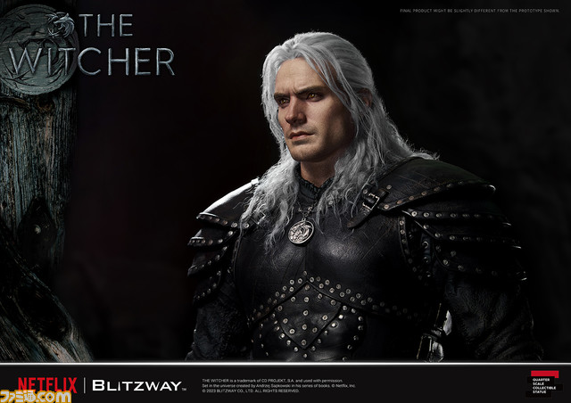 ドラマ『ウィッチャー』ゲラルトの大型フィギュアが登場。怪物を屠る銀の剣を手にした力強い立ち姿