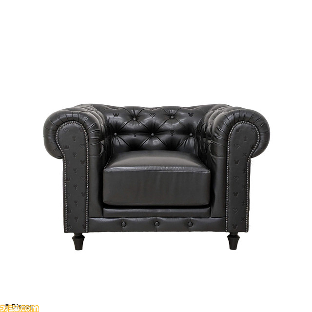 『キングダム ハーツ』高級ソファ、クッション、ラウンドラグが発売決定。アイコンマークの刺繍を施したクラシックなデザイン