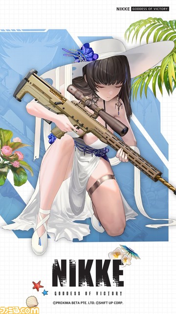 【NIKKE】水着メアリー(声：戸松遥)のイラストが公開。どんなときでも治療第一な白衣の天使【ニケ】