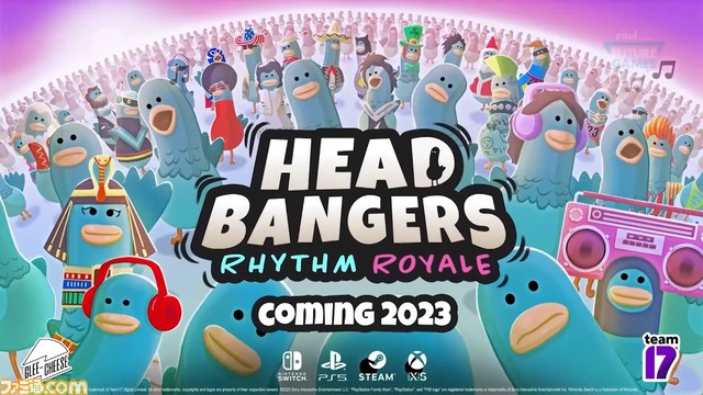 『ヘッドバンガーズ』2023年発売。陽気な鳩たちが競い合うリズムバトルロイヤルゲーム【Future Games Showcase】