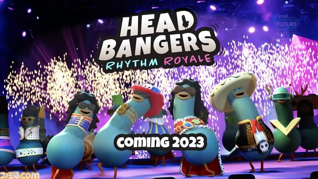 『ヘッドバンガーズ』2023年発売。陽気な鳩たちが競い合うリズムバトルロイヤルゲーム【Future Games Showcase】