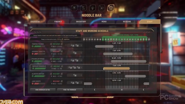 サイバーパンク生活ゲーム『NIVALIS』2024年発売。新トレーラーではラーメン屋を経営し、NPCとの恋愛模様も【PC Gaming Show】