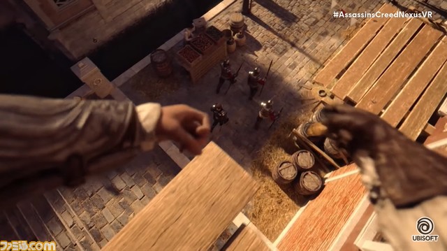 『アサシン クリード ネクサス VR』ゲームプレイ映像公開。VRならではの臨場感でパルクールや暗殺アクションが楽しめる！【Ubisoft Forward】