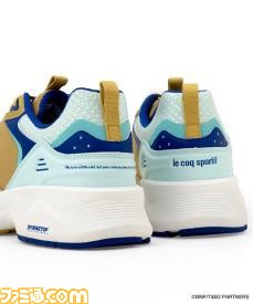 【タイバニ2】『TIGER & BUNNY 2』ブルーゴールデンモデルのスニーカー&ソックスが予約開始。スニーカーにはヒーロー時の決めセリフを装飾