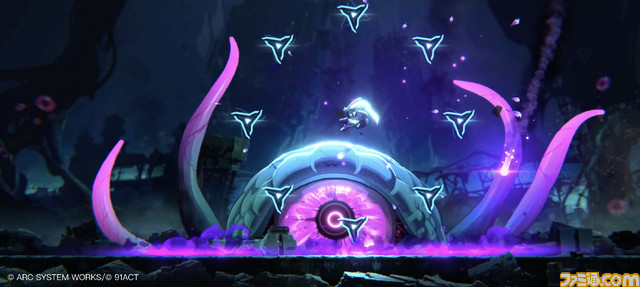 『ブレイブルー』シリーズのスピンオフ作品『BlazBlue Entropy Effect』が“BitSummit Let's Go!!”に出展。シリーズのキャラを使って戦うローグライクアクションゲーム