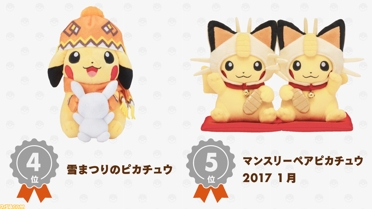 ポケモンセンター マンスリーペアピカチュウ 2017 生っ 2月