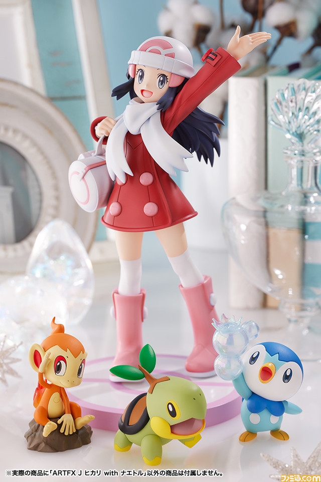 『ポケモン』ヒカリ&ナエトルのフィギュアが予約開始。コート姿で元気いっぱいなヒカリと、相棒感あふれるナエトルの造形に惚れぼれ