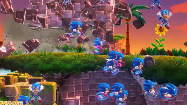 『ソニックスーパースターズ』最新プレイ映像が公開。最大4人でプレイ可能、大量のソニックがわらわらサポート【Nintendo Direct】