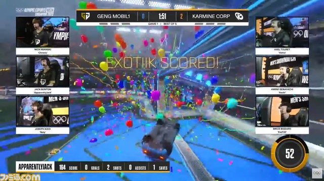 【オリンピックeスポーツウィーク】日本人選手が初の表彰台に!『ジャストダンス』や『ロケットリーグ』、自転車、アーチェリー競技などが実施【Day1】