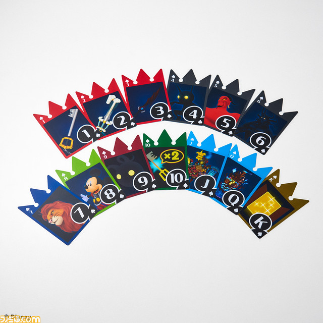 『キングダム ハーツ Re:チェイン オブ メモリーズ』作中のカードをイメージしたトランプが9月30日発売。かわいらしいダイカットトランプに