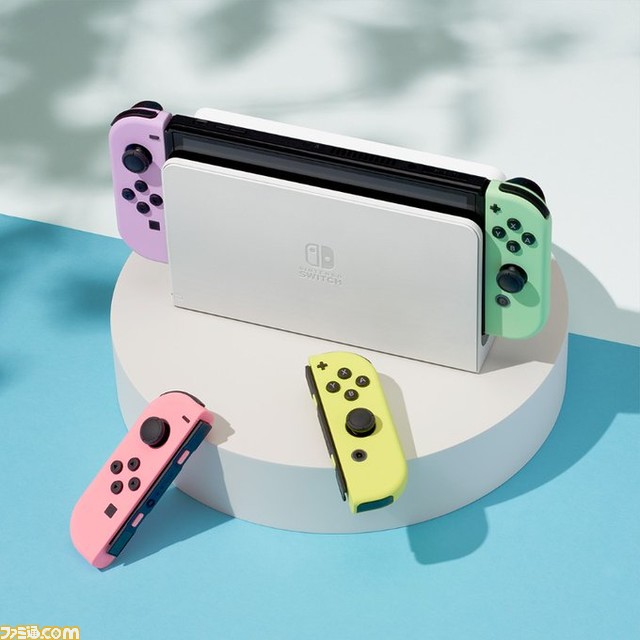 Switch Joy-Con パステルパープル グリーン