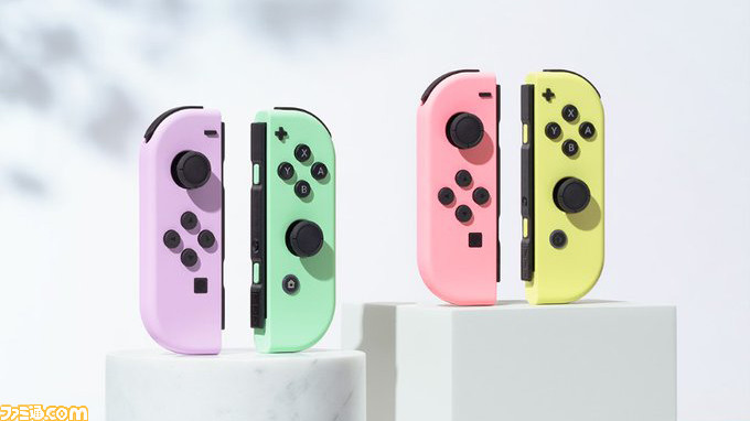 Switch】パステルカラーの新色Joy-Conが本日（6/30）発売。パープル