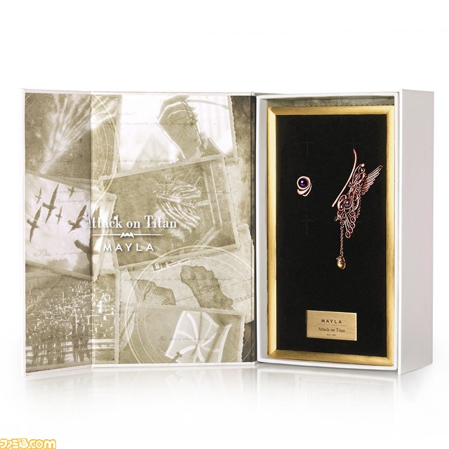 『進撃の巨人』アニやヒストリアたちがマイラの手で豪華なピアス&イヤリングに。7月4日18時より予約受付スタート【サシャモデルの中央には芋の花】