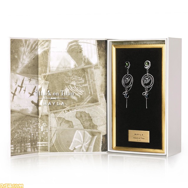 『進撃の巨人』アニやヒストリアたちがマイラの手で豪華なピアス&イヤリングに。7月4日18時より予約受付スタート【サシャモデルの中央には芋の花】