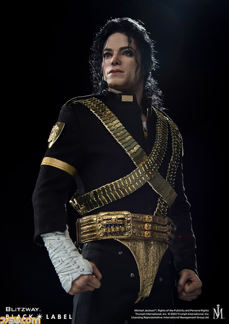 マイケル・ジャクソンのデンジャラス・ワールド・ツアー衣装フィギュアが登場。ブラックレーベル仕様はなんと16万円。計2種類の予約受付を開始