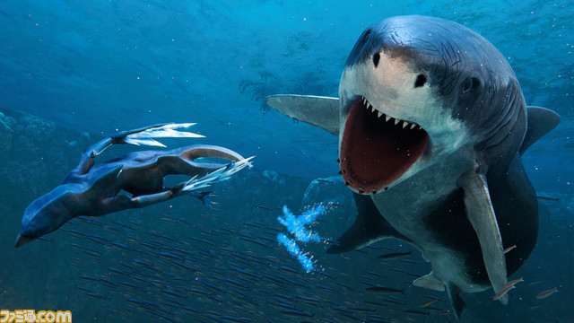 【BitSummit Let's Go!!】海中アクション『グレイシャード』 が試遊可能。幻想的な海の中を探索し巨大化したワニなどと戦っていく