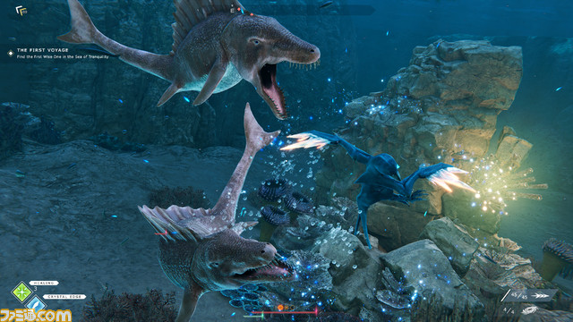 【BitSummit Let's Go!!】海中アクション『グレイシャード』 が試遊可能。幻想的な海の中を探索し巨大化したワニなどと戦っていく