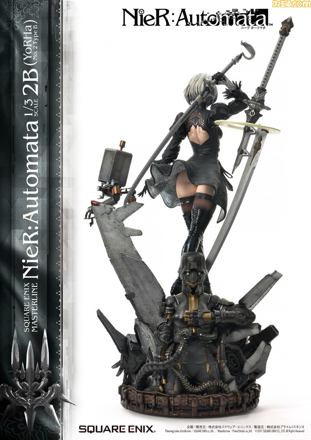 『ニーア オートマタ』2Bのハイエンドフィギュアが予約開始。見惚れるようなボディラインや衣装の造形を3分の1スケールで再現 | ゲーム ...