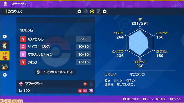 【ポケモンSV攻略】最強マフォクシー育成論。相手の持ち物を奪う“マジシャン”の効果を活用【スカーレット・バイオレット】