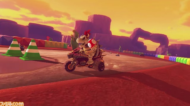 『マリオカート8 デラックス』コース追加パス第5弾が本日(7/12)より配信開始。新コース“シャボンロード”を含む8コースとボスパックン、ハナチャン、カメックが追加