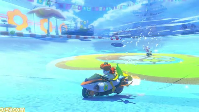 『マリオカート8 デラックス』コース追加パス第5弾が本日(7/12)より配信開始。新コース“シャボンロード”を含む8コースとボスパックン、ハナチャン、カメックが追加