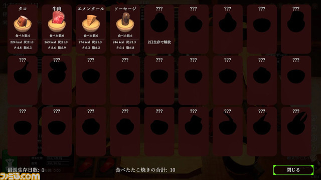 『たこパ サバイバル』Switch版が7/20に配信。バランスのいいたこ焼きを食べて生きのびるサバイバルゲーム