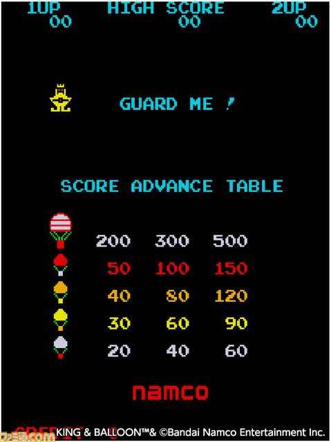 【アケアカ】『キング＆バルーン』7月20日に発売決定。王様をさらいにくる気球を撃ち落としまくるシューティングゲーム