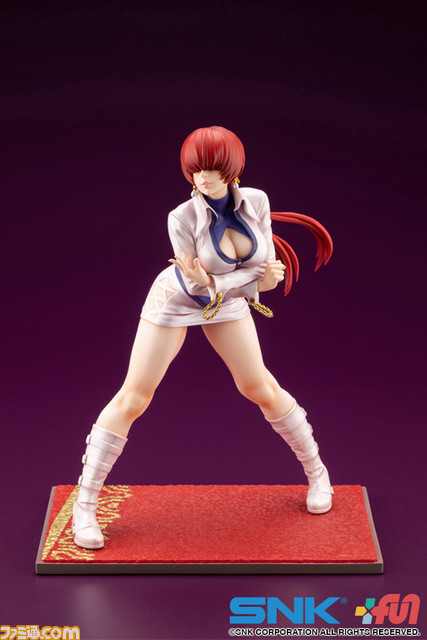 KOF』シェルミー（『SNKヒロインズ』版）のフィギュアが登場。投げ技“Fカップチュード”発動時の挑発的ポージングを艶やかに再現 