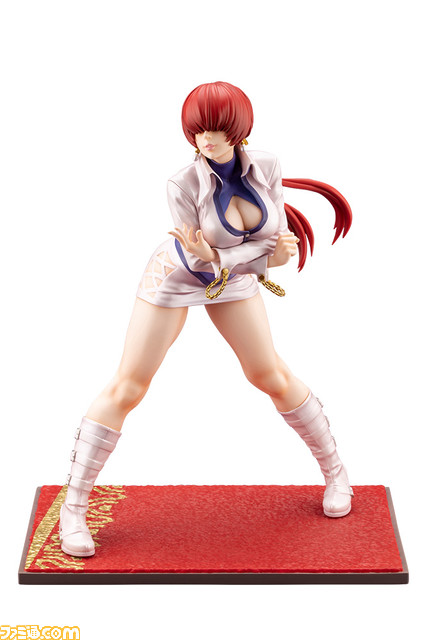 『KOF』シェルミー(『SNKヒロインズ』版)のフィギュアが登場。投げ技“Fカップチュード”発動時の挑発的ポージングを艶やかに再現