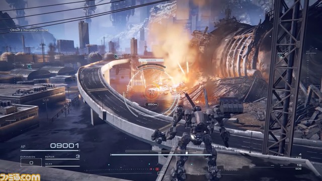 【AC6】『アーマード・コア6』最新映像が公開。巨大兵器やライバルACとの高速戦闘、アセンブル画面が詰め込まれた12分間