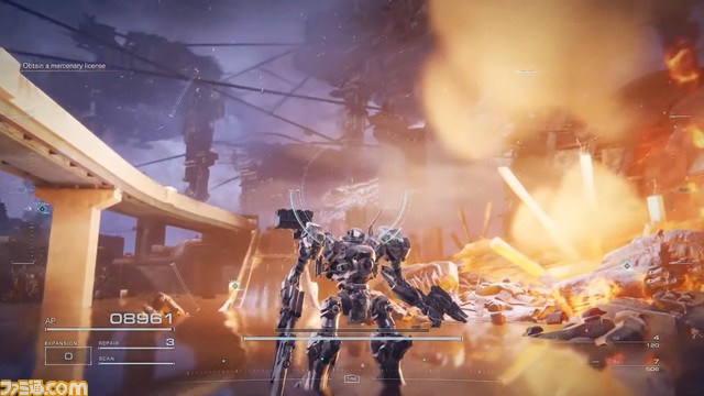 【AC6】『アーマード・コア6』最新映像が公開。巨大兵器やライバルACとの高速戦闘、アセンブル画面が詰め込まれた12分間