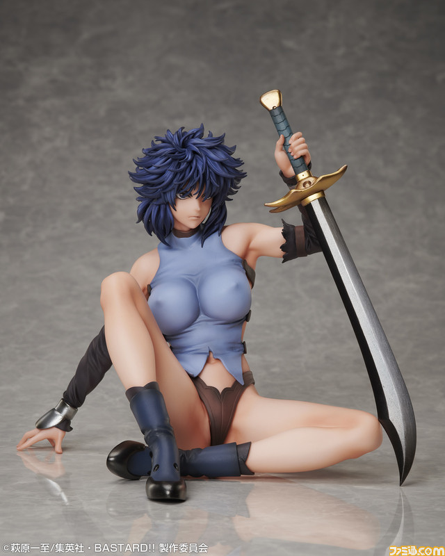 『BASTARD!!』カイ・ハーンの1/6スケールフィギュアが登場。鎧の下に着ていたセクシーな衣装や大きな剣、凛々しい表情を再現