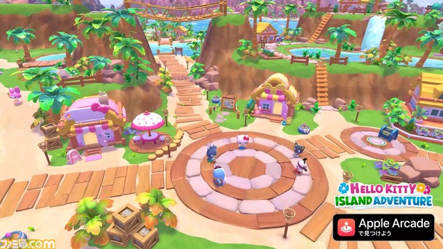 サンリオの箱庭ゲーム『ハローキティ アイランドアドベンチャー』が本日（7/28）Apple Arcadeにて配信開始