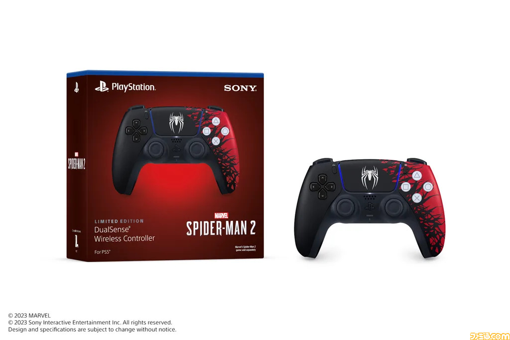 PS5用ワイヤレスコントローラー DualSense スパイダーマン仕様-