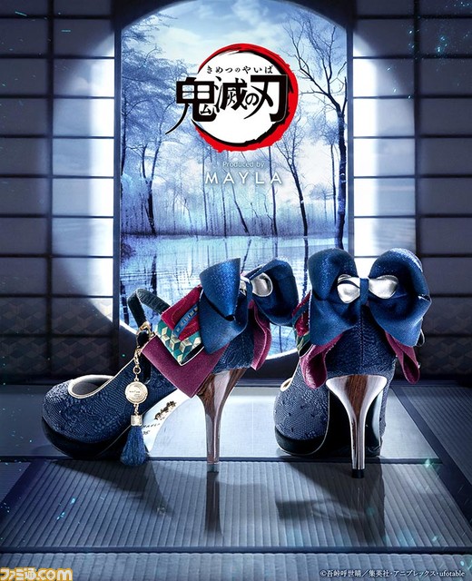 『鬼滅の刃』マイラから優美なパンプス（靴）が登場。義勇や煉獄、宇髄らモチーフの8デザインで足元を華やかに【8月1日18時発売】