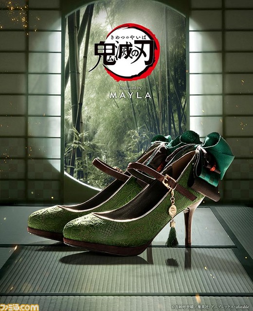 『鬼滅の刃』マイラから優美なパンプス（靴）が登場。義勇や煉獄、宇髄らモチーフの8デザインで足元を華やかに【8月1日18時発売】