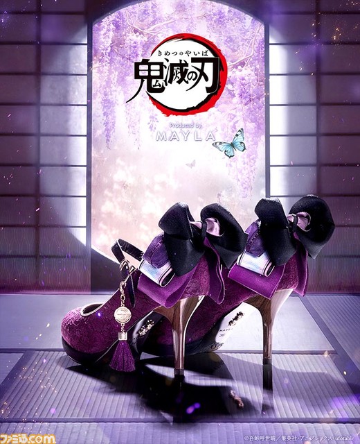 『鬼滅の刃』マイラから優美なパンプス（靴）が登場。義勇や煉獄、宇髄らモチーフの8デザインで足元を華やかに【8月1日18時発売】