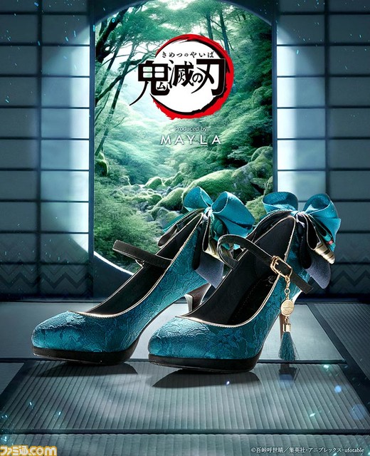 『鬼滅の刃』マイラから優美なパンプス（靴）が登場。義勇や煉獄、宇髄らモチーフの8デザインで足元を華やかに【8月1日18時発売】