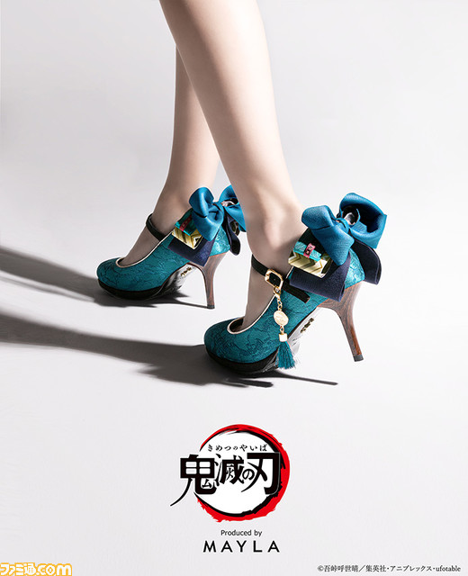 『鬼滅の刃』マイラから優美なパンプス（靴）が登場。義勇や煉獄、宇髄らモチーフの8デザインで足元を華やかに【8月1日18時発売】