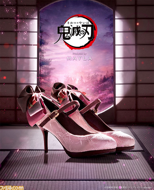 『鬼滅の刃』マイラから優美なパンプス（靴）が登場。義勇や煉獄、宇髄らモチーフの8デザインで足元を華やかに【8月1日18時発売】