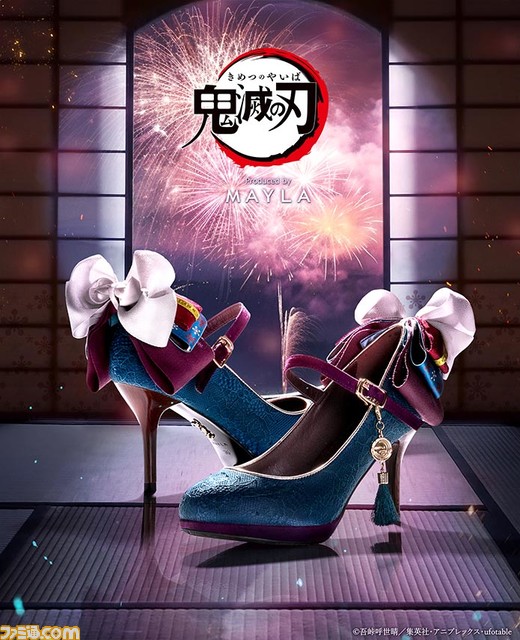 『鬼滅の刃』マイラから優美なパンプス（靴）が登場。義勇や煉獄、宇髄らモチーフの8デザインで足元を華やかに【8月1日18時発売】