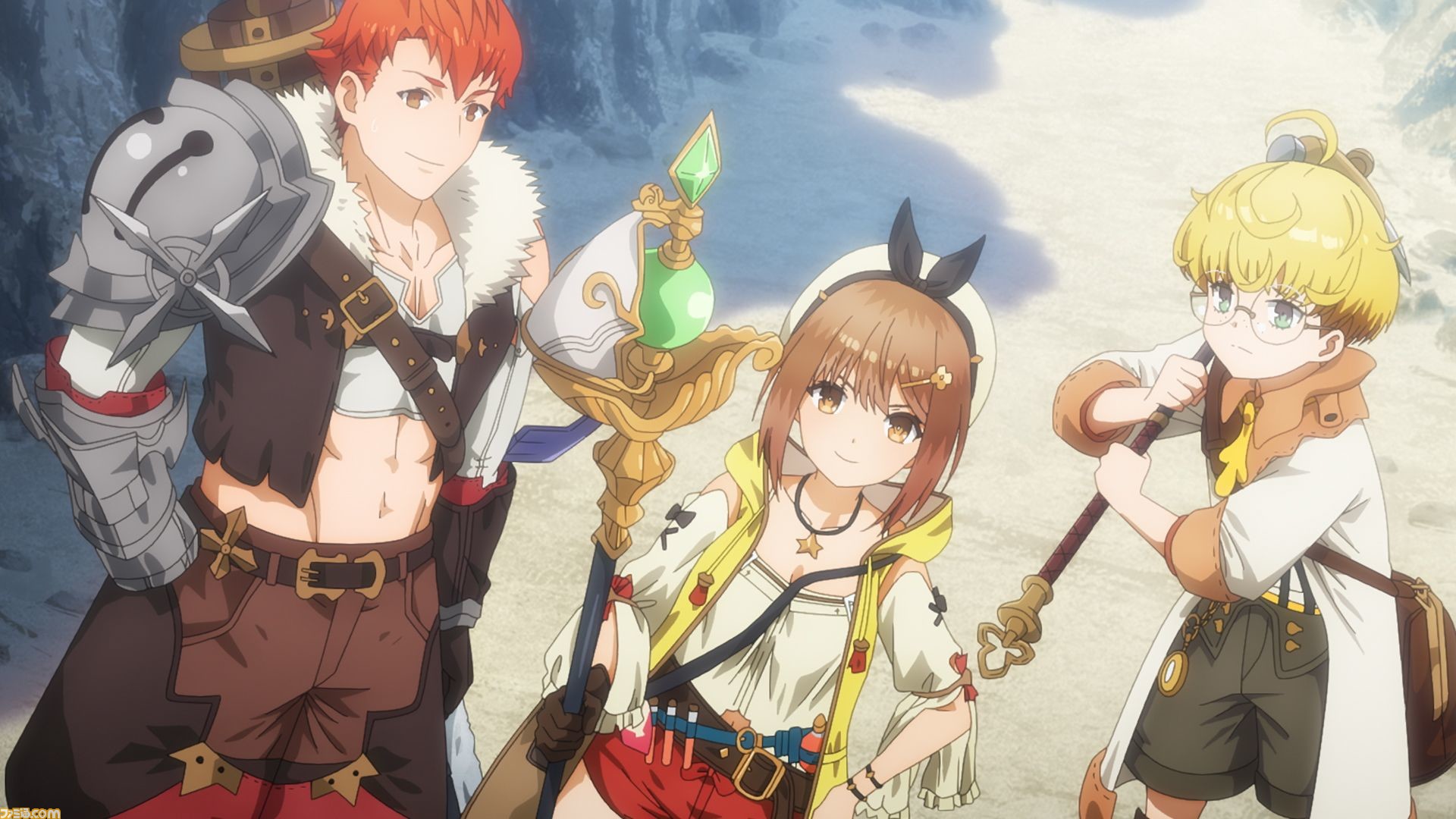 アニメ『ライザのアトリエ』第4話は、水没坑道での冒険を描く！ ライザ